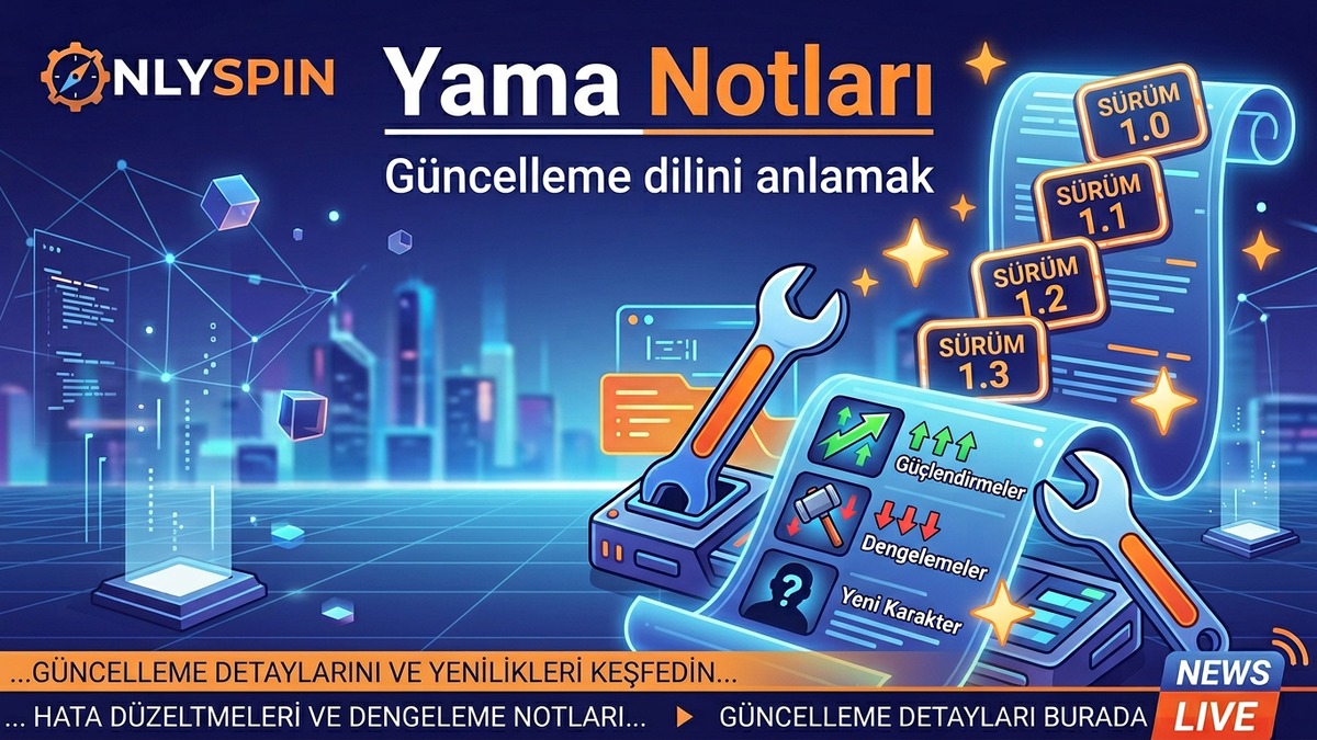 OnlySpin Yama Notları Rehberi