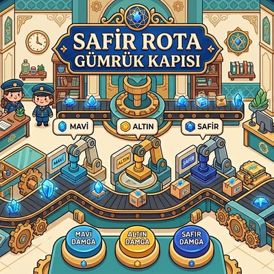 SafirRota Gümrük Kapısı — OnlySpin Bulmaca Modu